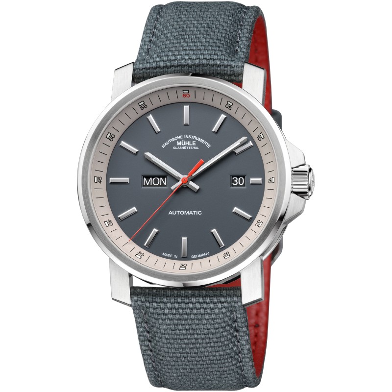 Nautische Instrumente Glashütte Mühle Uhr - Grau
