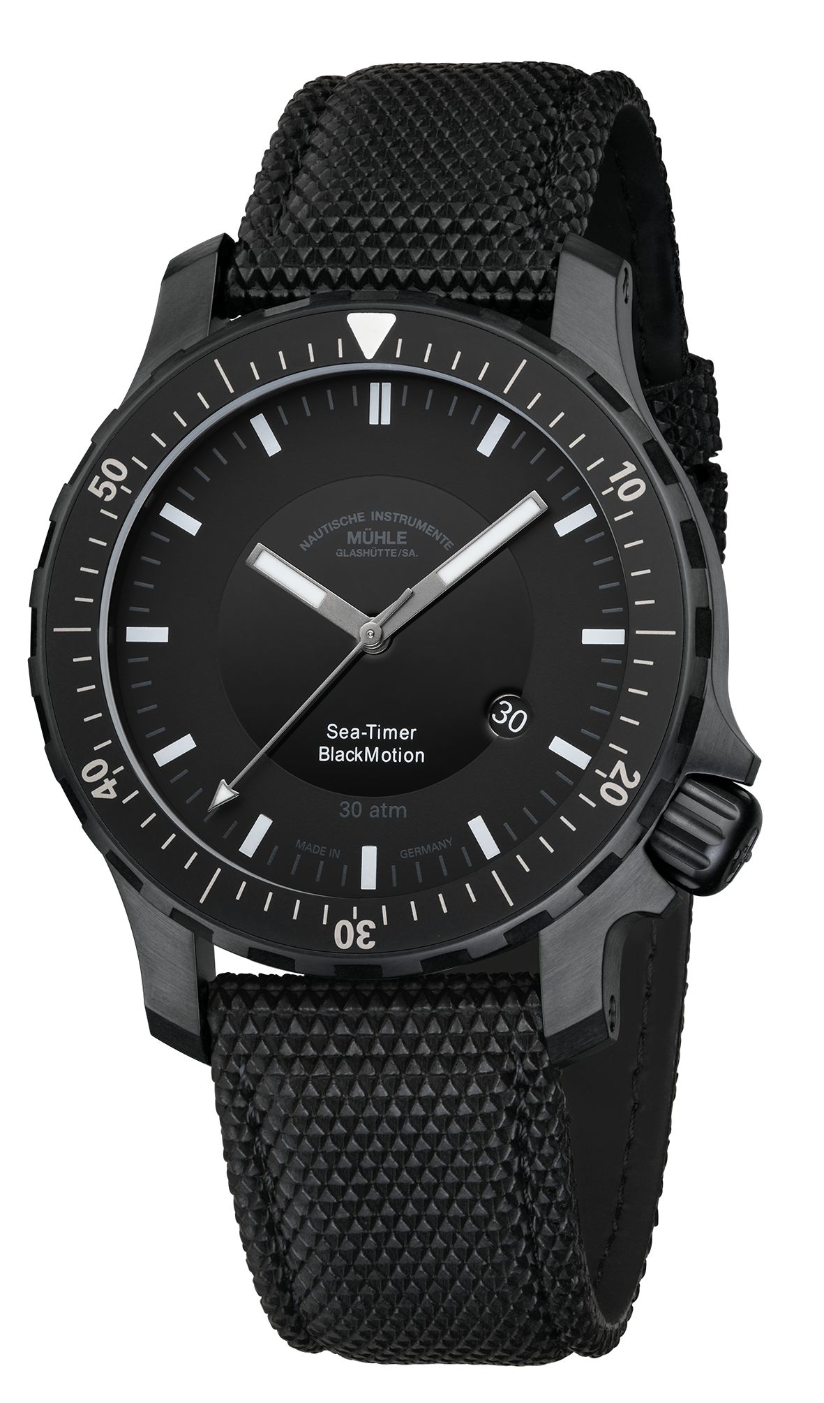 Mühle Glashütte Sea-Timer BlackMotion